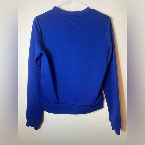 Love Moschino Girls Cotton Blue Crew Neck Sweatshirt Size 6 - Picture 6 of 7